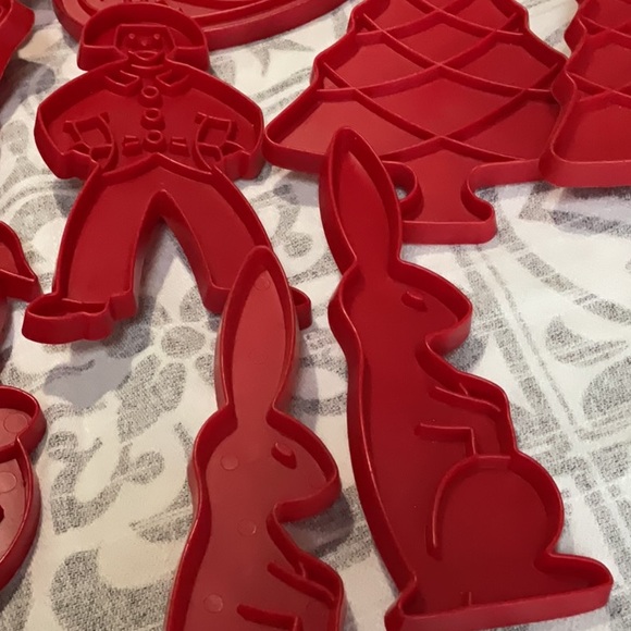 Tupperware Cookie cutters set of 15 vintage 1960/70s - Picture 5 of 8